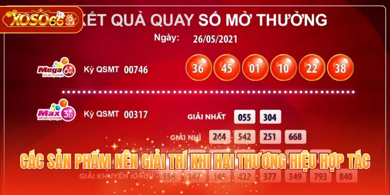 Các sản phẩm nên giải trí khi hai thương hiệu hợp tác